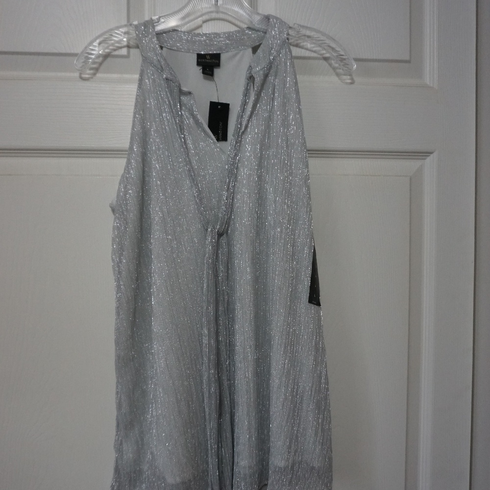 WORTHINGTON Silver Dress Tank NWT